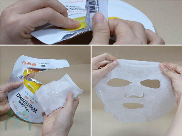 Cách sử dụng mặt nạ Vita Genic Jelly Mask