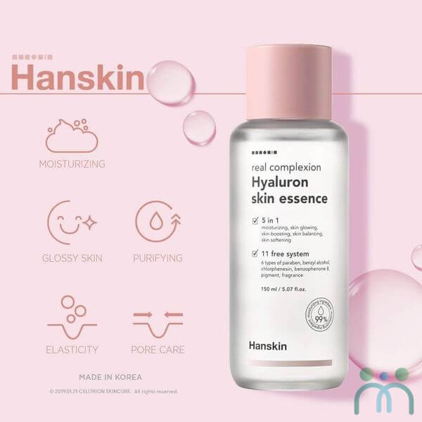 Công dụng của tinh chất Hyaluron Skin Essence Hanskin